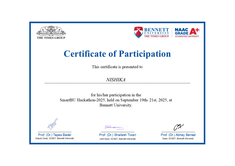 Smart India Hackathon